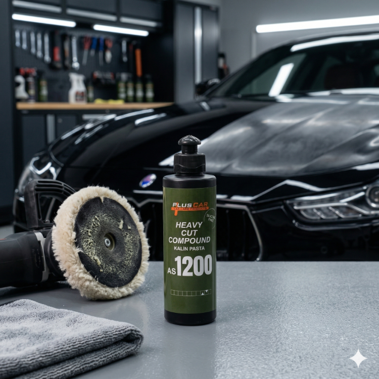 Pluscar AS1200 Profesyonel Kalın Pasta - Heavy Cut Compound 250ml