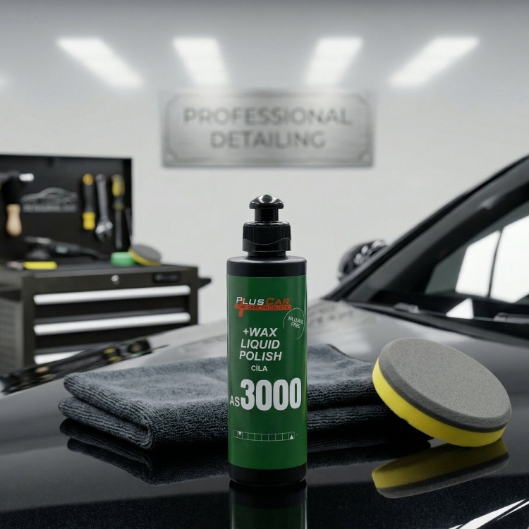 Pluscar AS3000 +Wax Liquid Polish Profesyonel Cila ve Boya Koruma 250ml