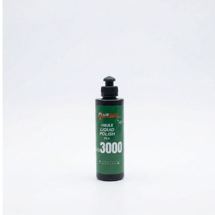 Pluscar AS3000 +Wax Liquid Polish Profesyonel Cila ve Boya Koruma 250ml