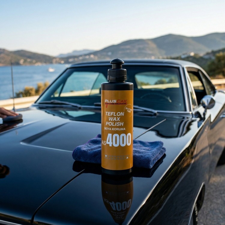Pluscar AS4000 Teflon Wax Polish - Üstün Boya Koruma ve Parlatıcı 250ml