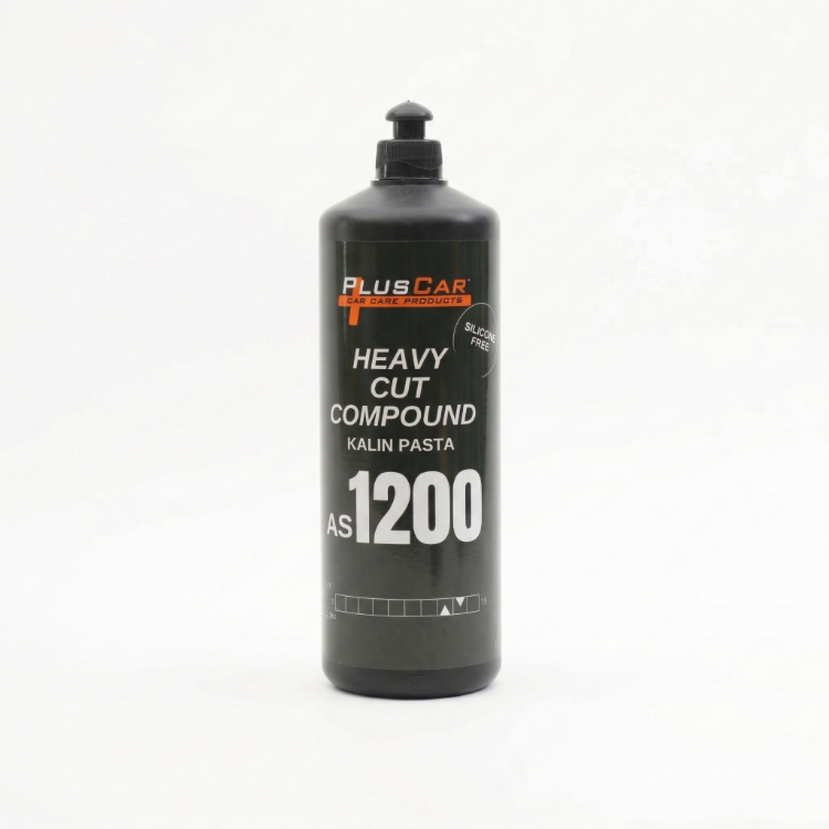 PlusCar AS1200 Heavy Cut Compound - Kalın Pasta (1000 ml)
