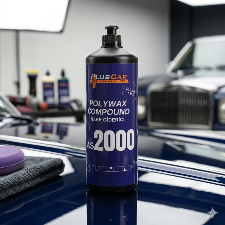 PlusCar AS2000 Polywax Compound - Hare Giderici ve Parlatıcı (1000 ml)