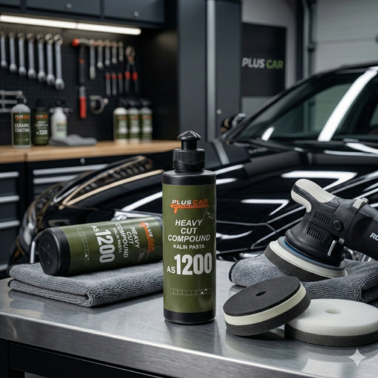 Pluscar AS1200 Profesyonel Kalın Pasta - Heavy Cut Compound 250ml