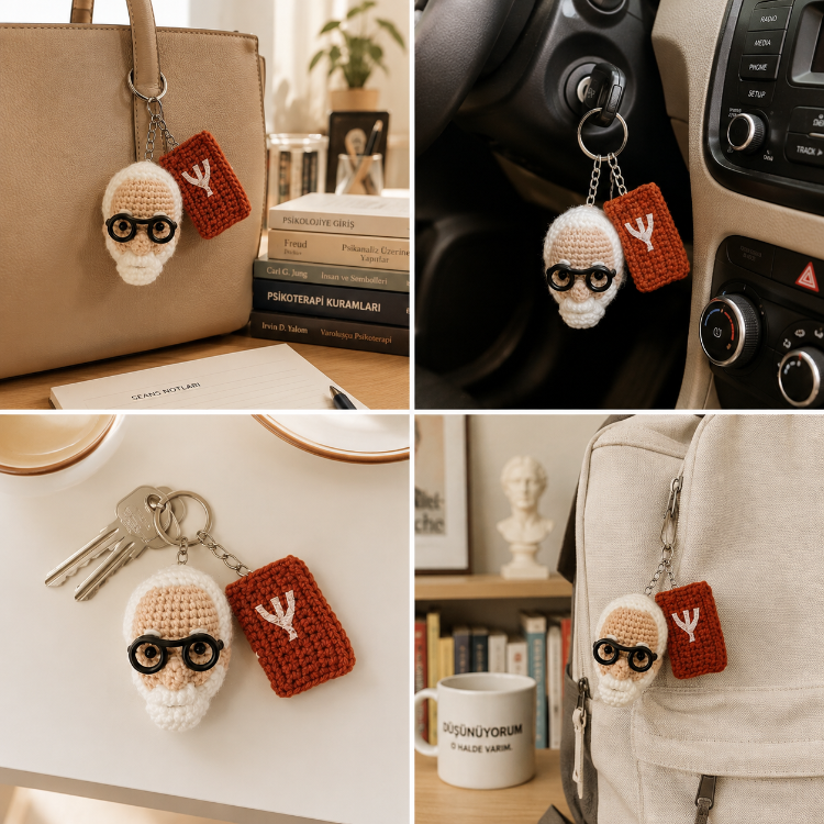 Sigmund Freud Charm | Cep Koleksiyonu Serisi