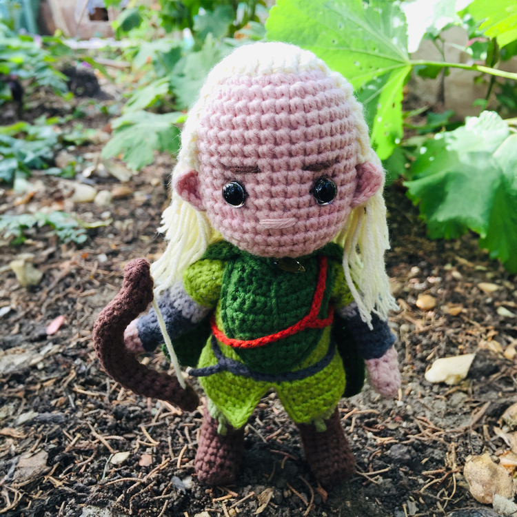 Legolas Mini Amigurumi Dekor - Yüzüklerin Efendisi Mini Seri