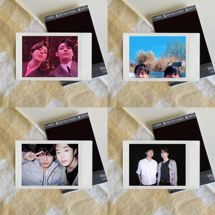 bts vmin duo polaroid