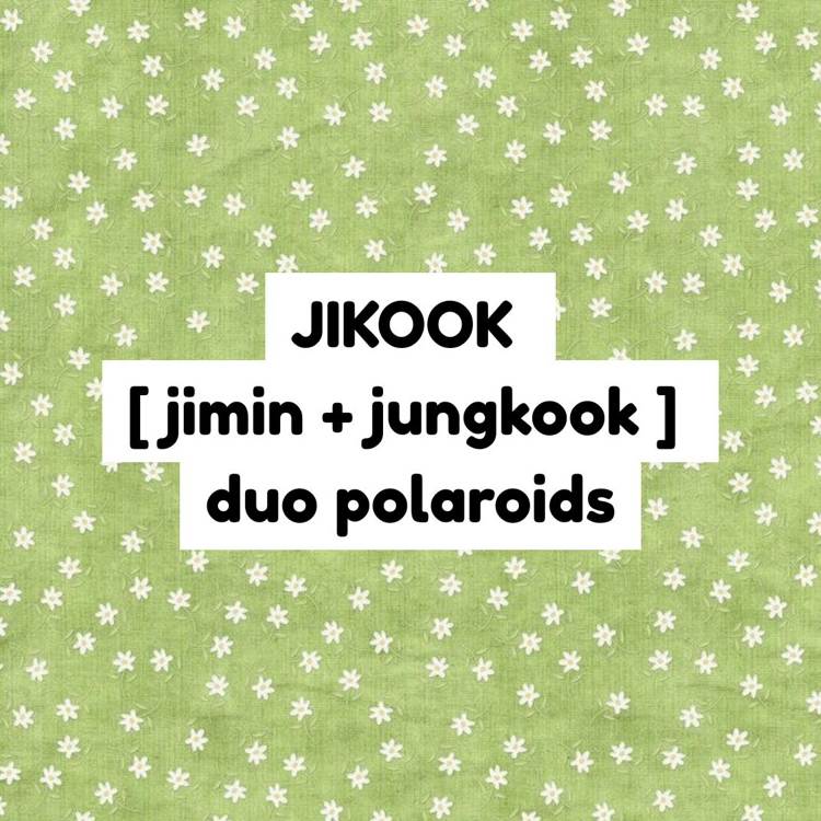 bts jikook duo polaroid