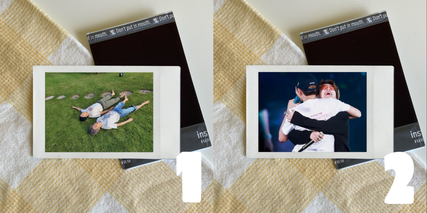 bts nammin duo polaroid