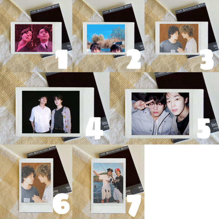 bts vmin duo polaroid