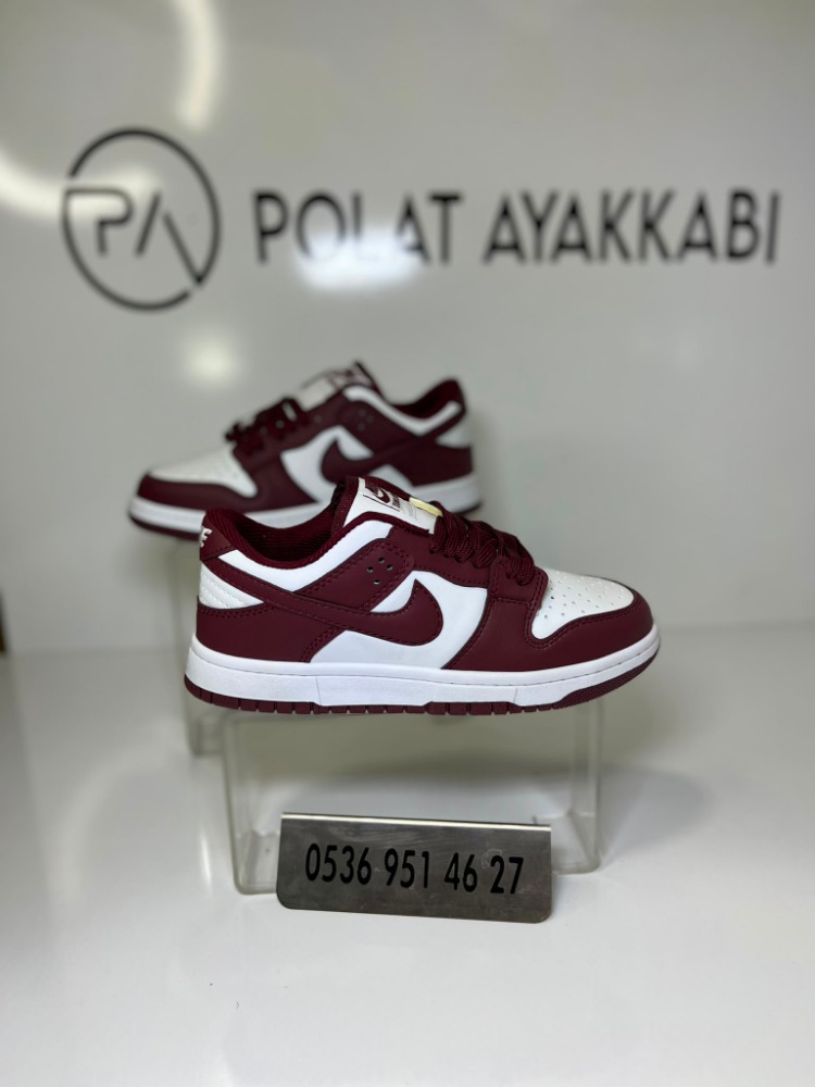 NİKE DUNK BORDO BEYAZ (İTHAL ÜRÜN)