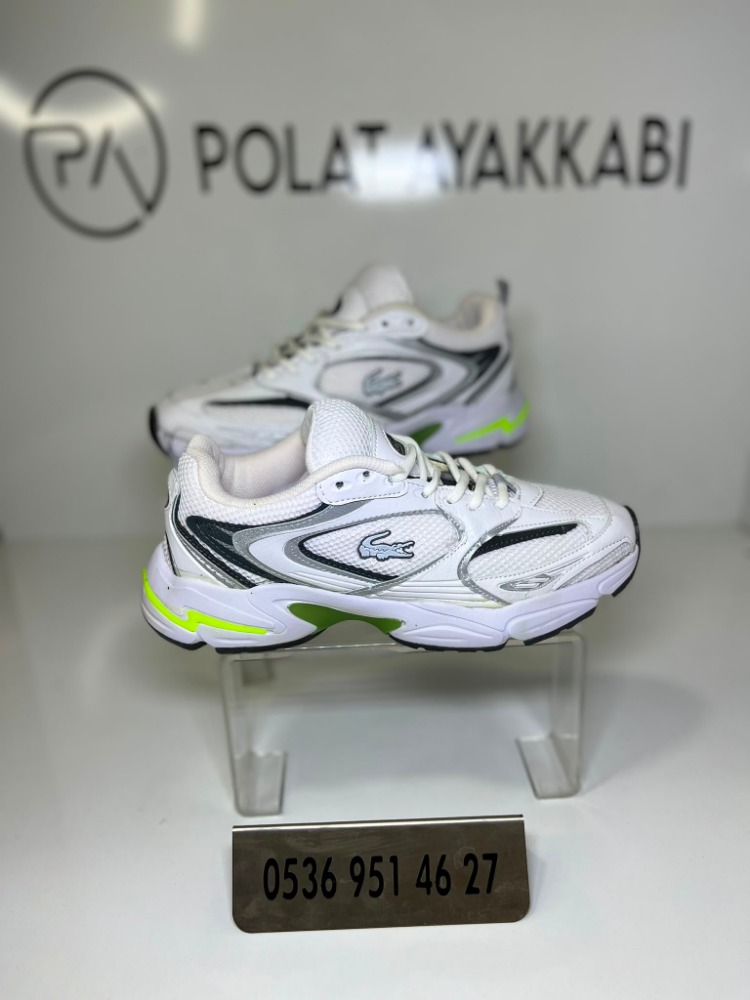 LACOSTE BEYAZ GÜNLÜK FİLELİ