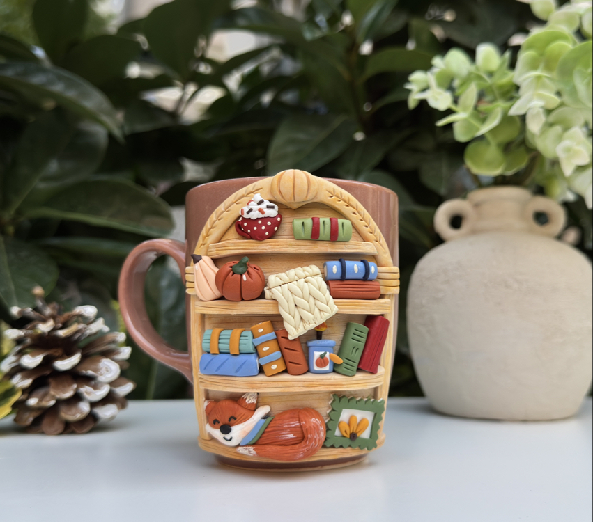 Warm and cozy kahverengi mug