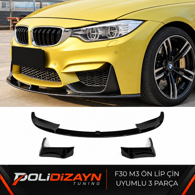 BMW F30 M3 ÖN LİP ÇİN UYUMLU (3 PARÇA)
