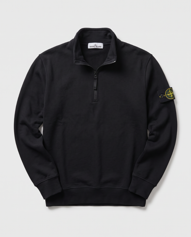  Stone Island Fermuarlı Sweatshirt