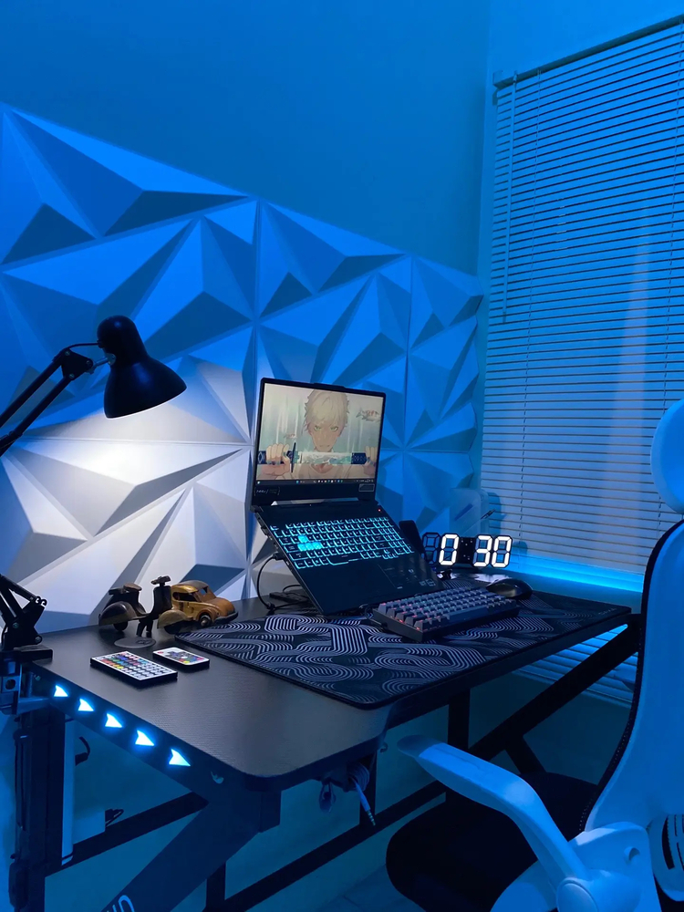 Modern Kabartmalı 3D Duvar Paneli