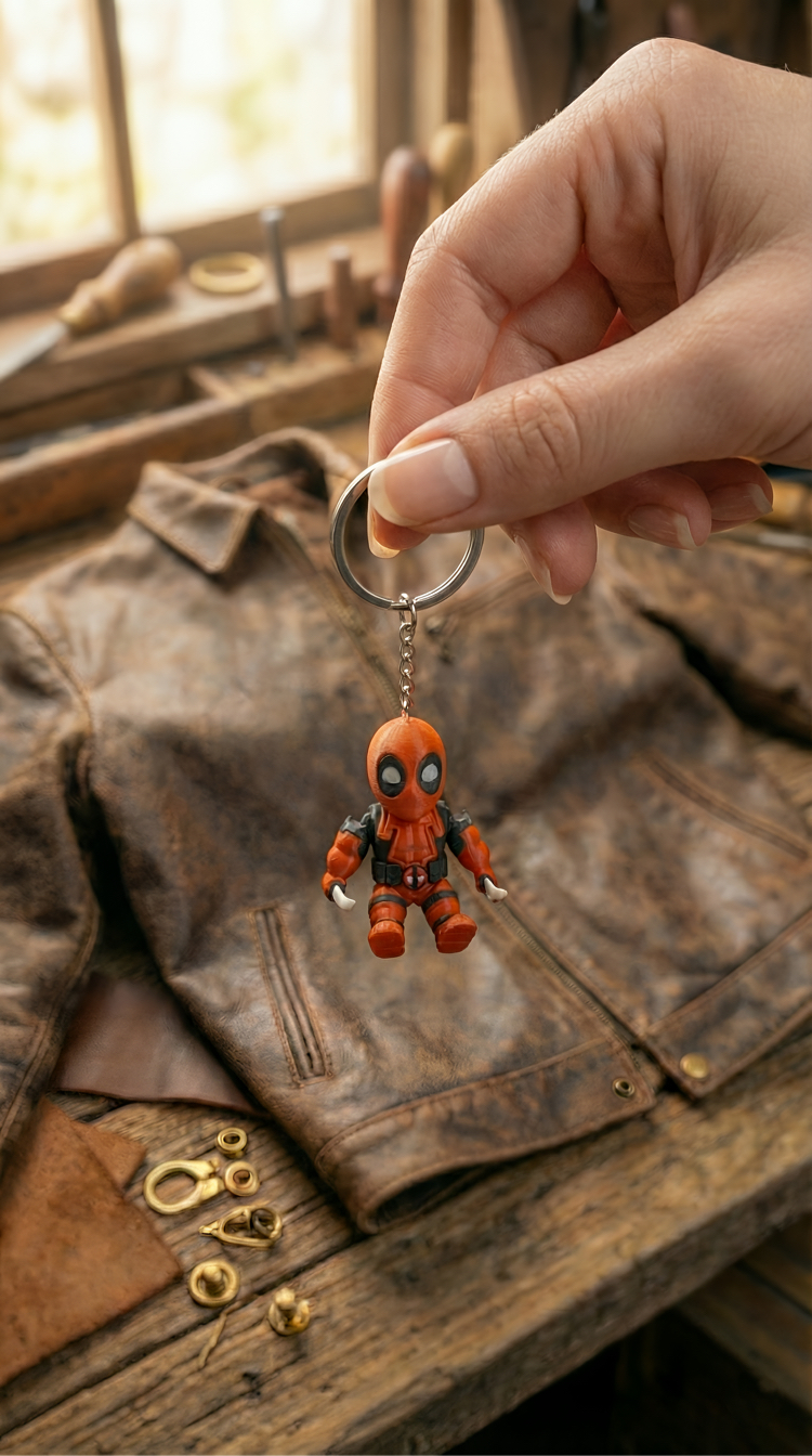 DEADPOOL ANAHTARLIK (Oynar Eklem)