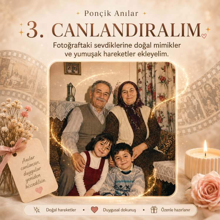 FOTOĞRAFINI CANLANDIR - NOSTALJİK ANI VİDEOSU