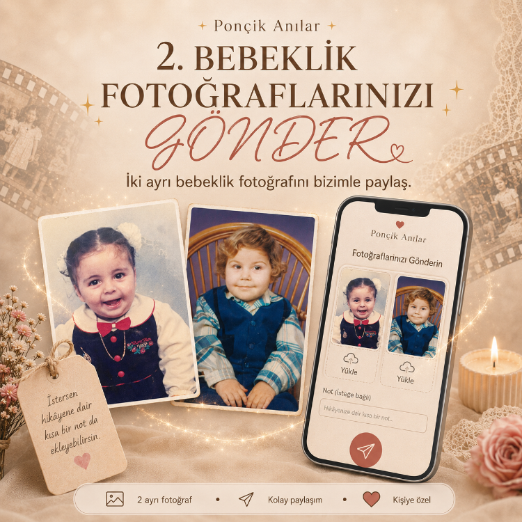 ÇİFTLERE ÖZEL BEBEKLİK FOTOĞRAFI BİRLEŞTİRME & CANLANDIRMA