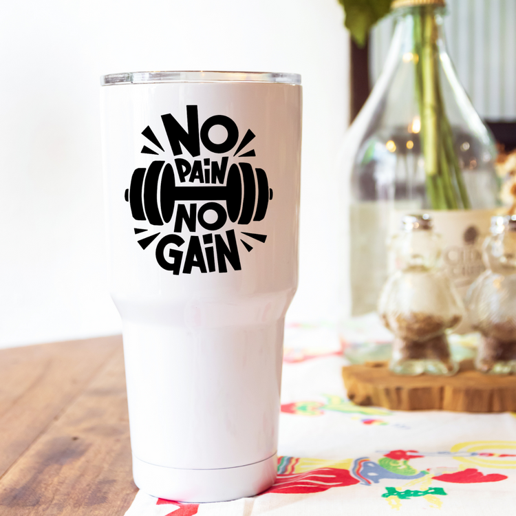 No Pain No Gain Sticker
