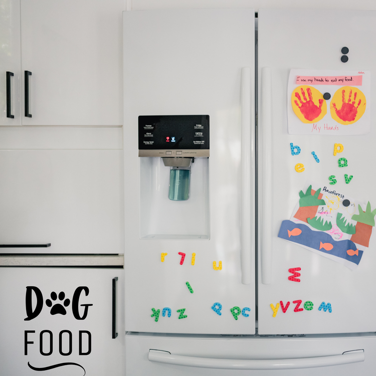Dog Food Sticker