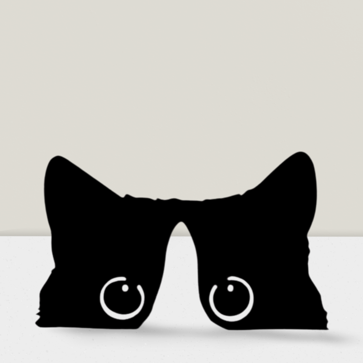 Cat Face Sticker