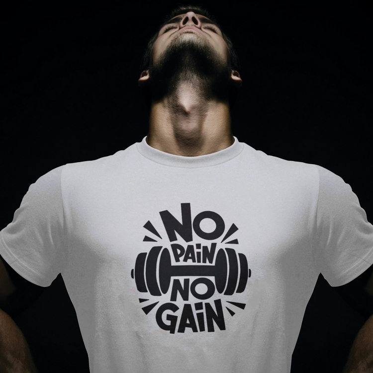 No Pain No Gain Sticker I/O