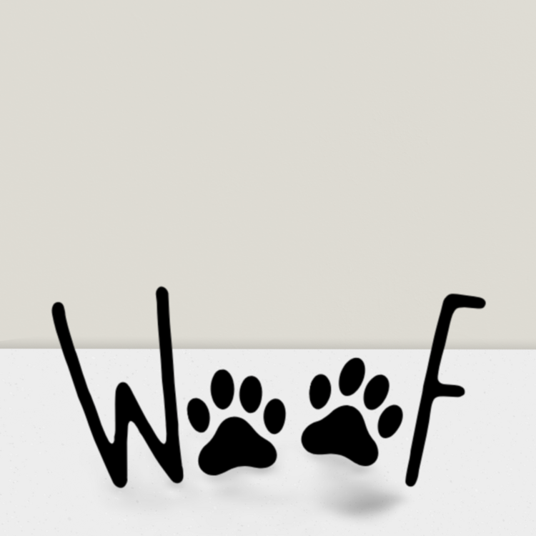 WooF Sticker