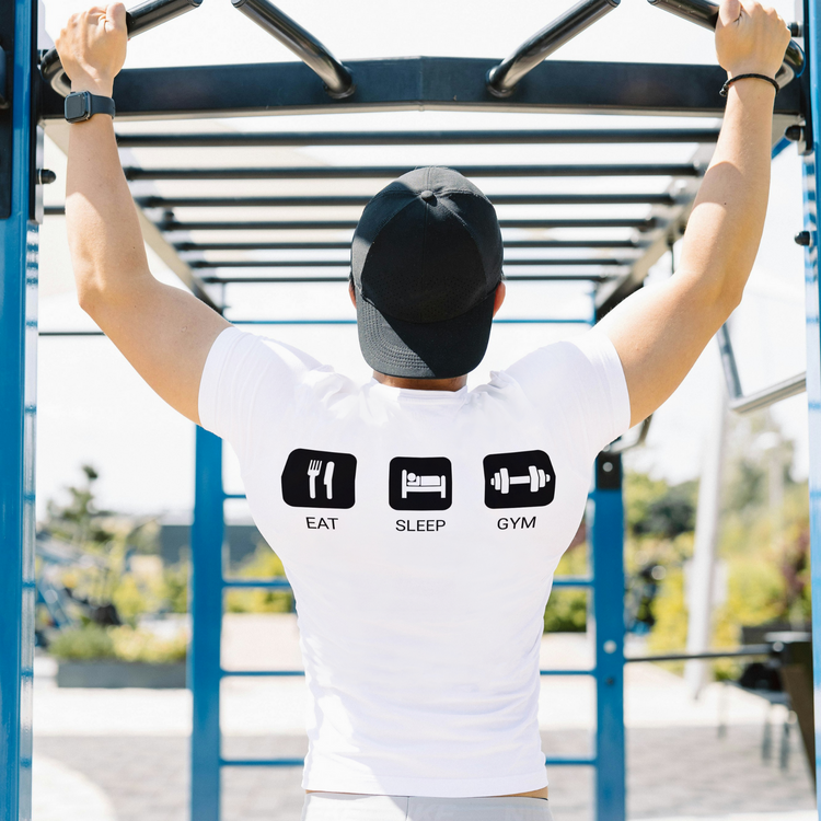 Eat Sleep Gym Sticker I/O