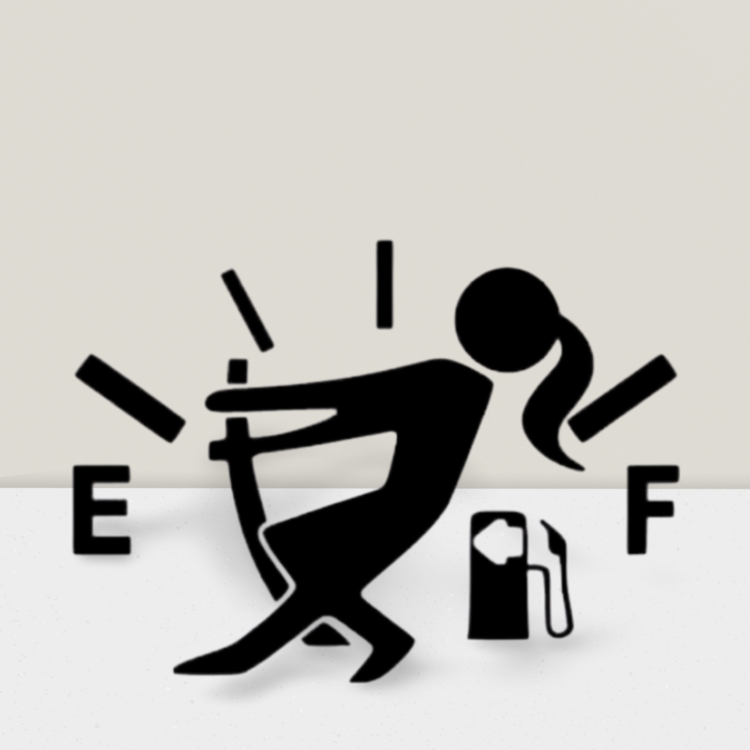 Female Gas Sticker