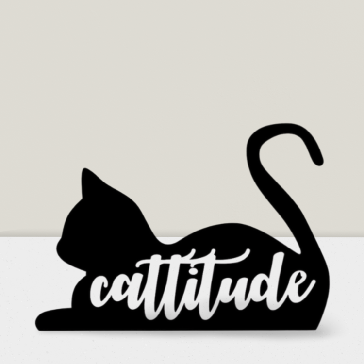 Cattitude Sticker