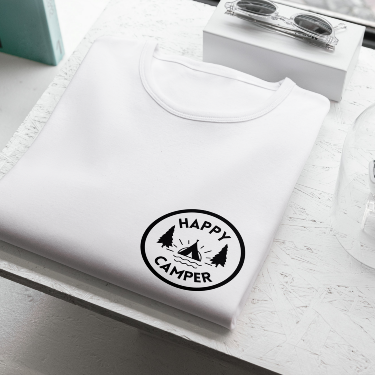 Happy Camper Sticker I/O