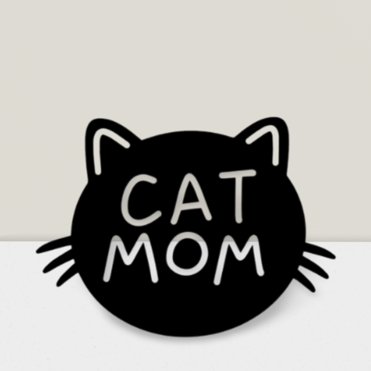 Cat Mom Sticker