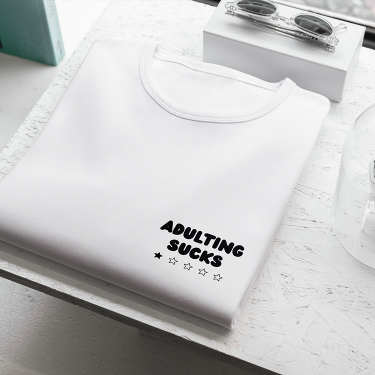 Adulting Sucks Sticker I/O