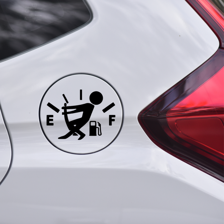 Male Gas Sticker