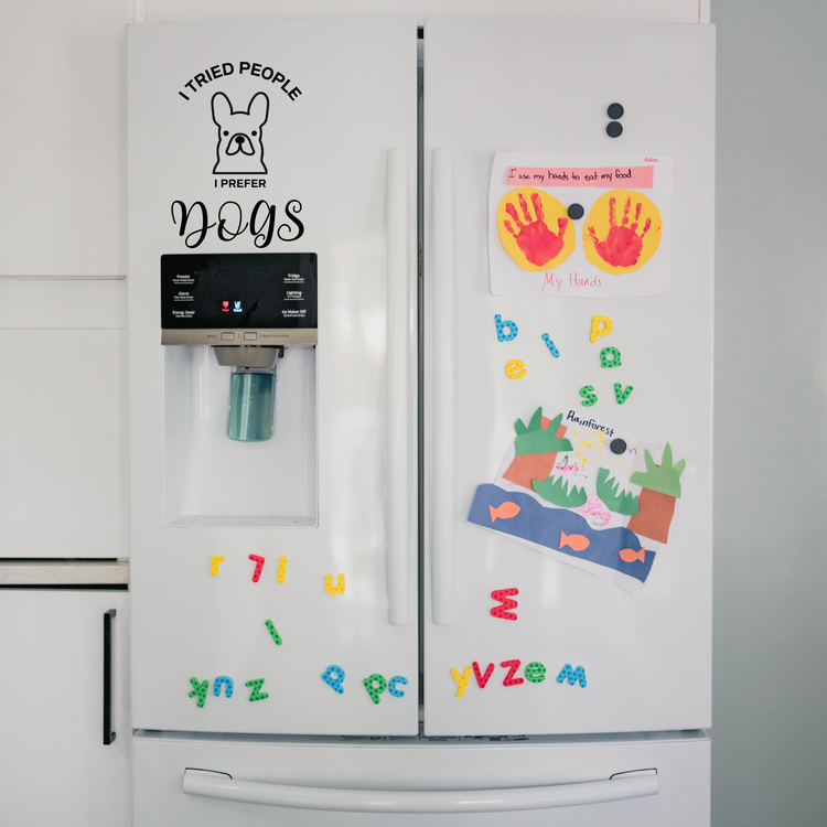 I Prefer Dogs Sticker