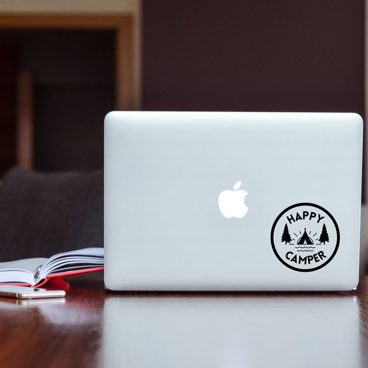Happy Camper Sticker
