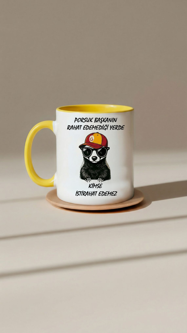 Porsuk Başkan Sarı Kupa Bardak (GS-4)