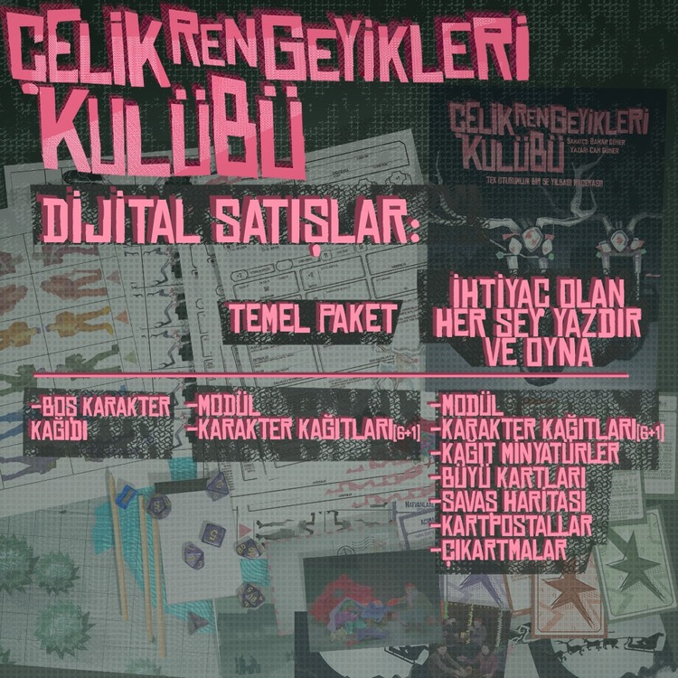 Çelik Ren Geyikleri Kulübü (Temel Paket - Dijital)