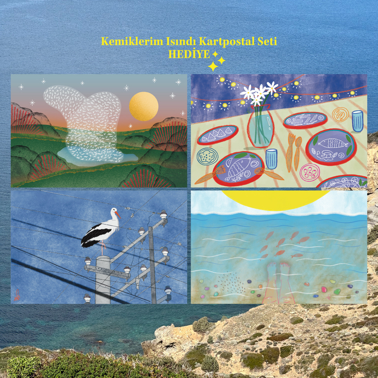 İçim Deniz Dışım Dünya (Kartpostal Hediyeli)