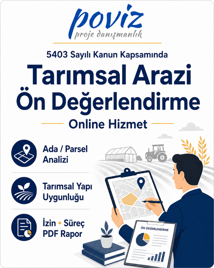 5403 Sayılı Kanun Kapsamında Tarımsal Arazi Ön Değerlendirme