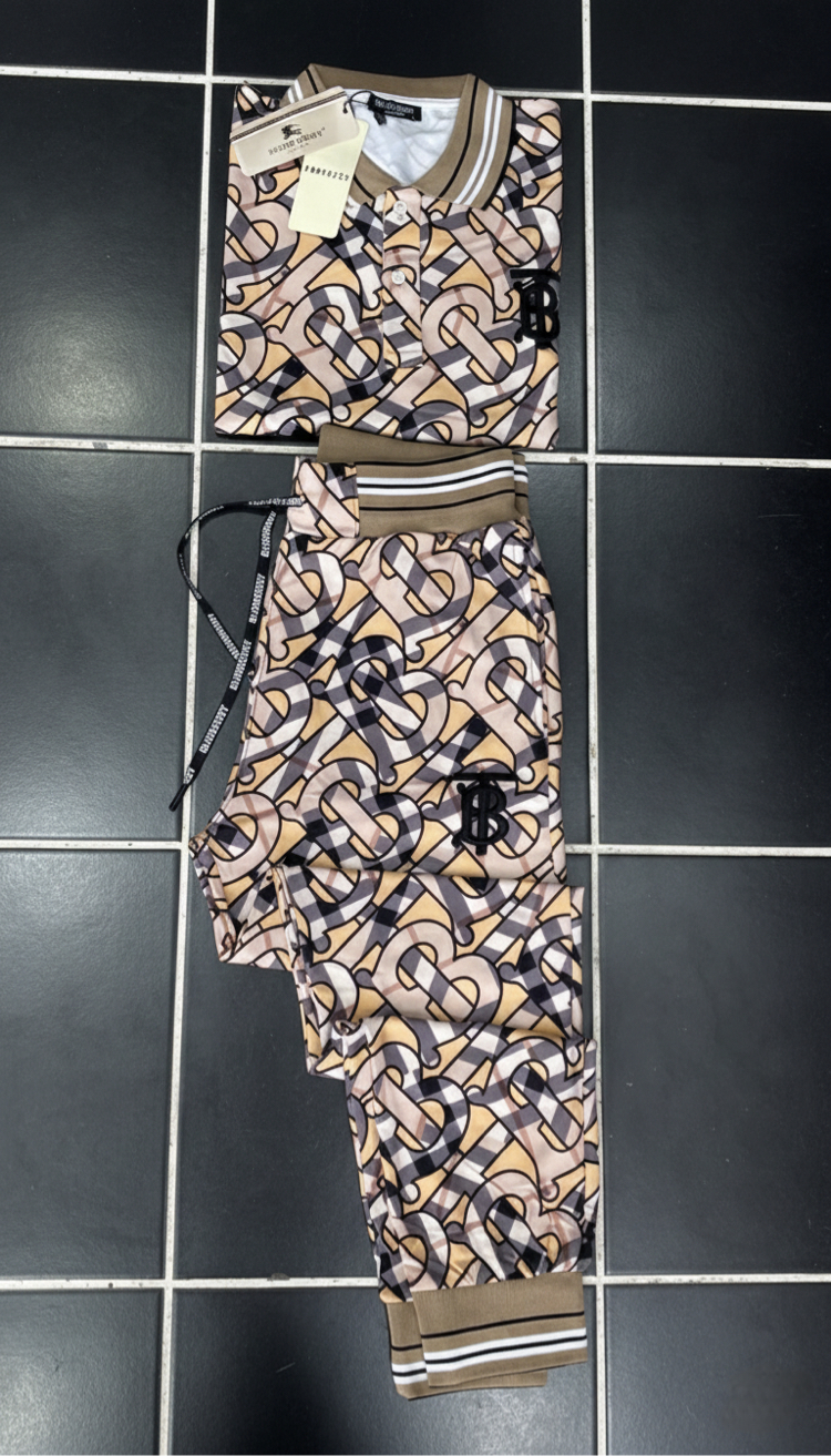 (UNİSEX) BURBERRY BEİGE EŞOFMAN TAKIMI