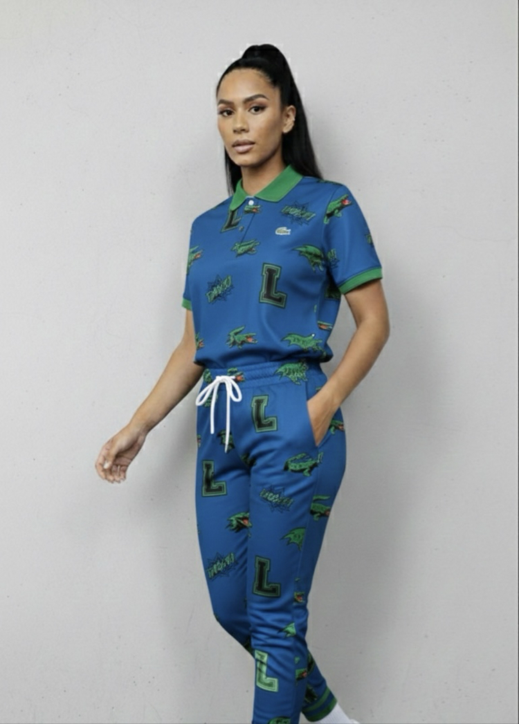(UNİSEX) LACOSTE BLUE EŞOFMAN TAKIM