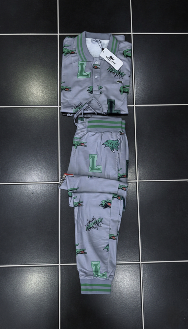 (UNİSEX) LACOSTE GREY EŞOFMAN TAKIM