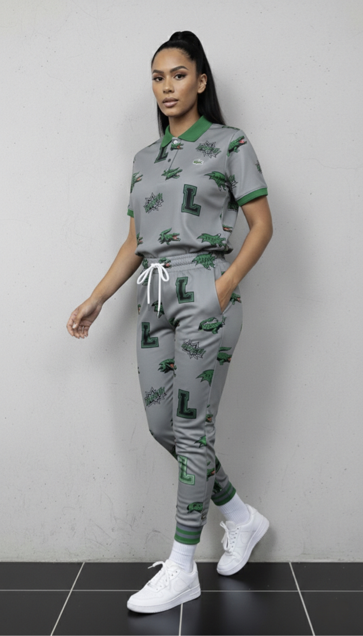 (UNİSEX) LACOSTE GREY EŞOFMAN TAKIM