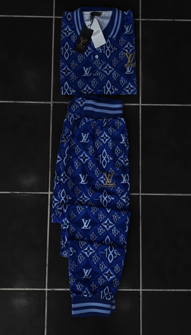 (UNİSEX) LOUİS & VUİTTON BLUE EŞOFMAN TAKIM