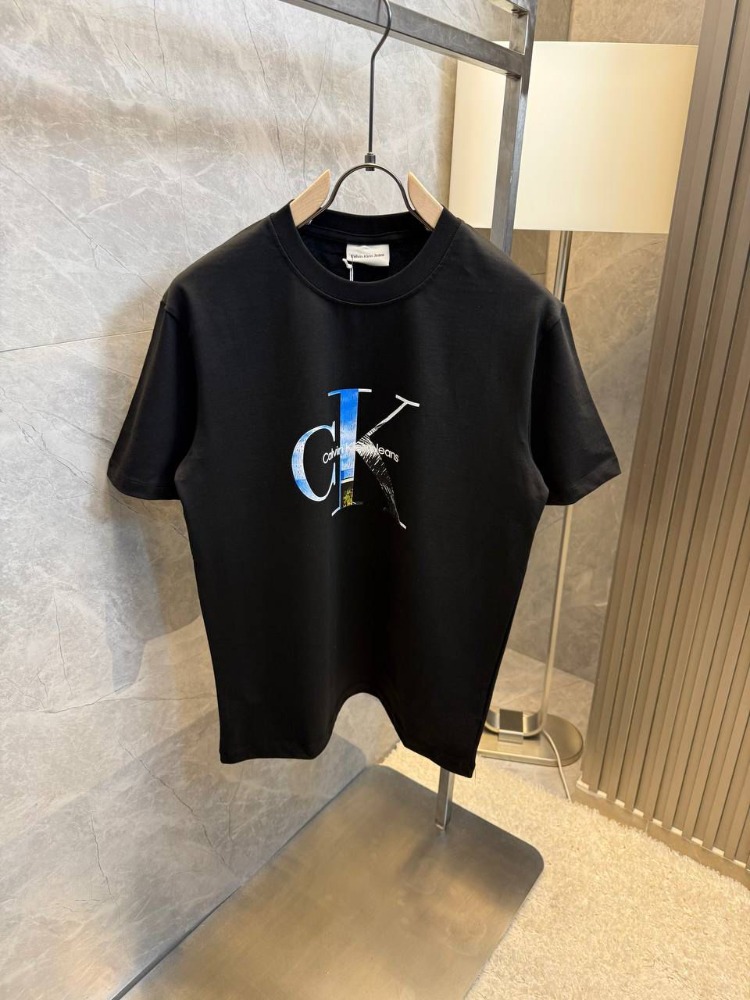 Calvin Klein CK Logo Baskılı Siyah Tişört