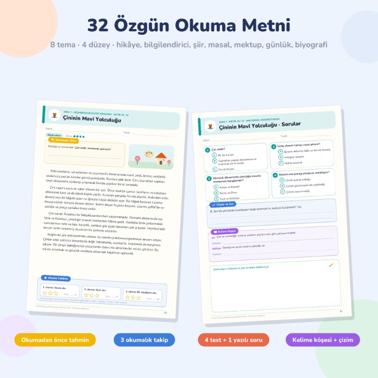 4. Sınıf Türkçe & Matematik Etkinlik Paketi (167 Sayfa PDF)