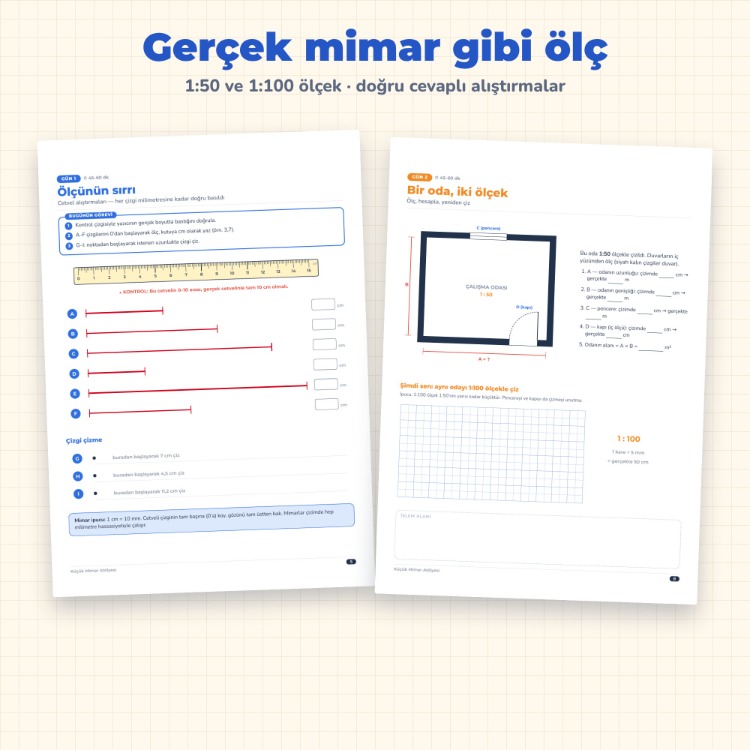 Küçük Mimar Atölyesi | 9-13 Yaş Yarıyıl Tatili Proje Kitabı PDF