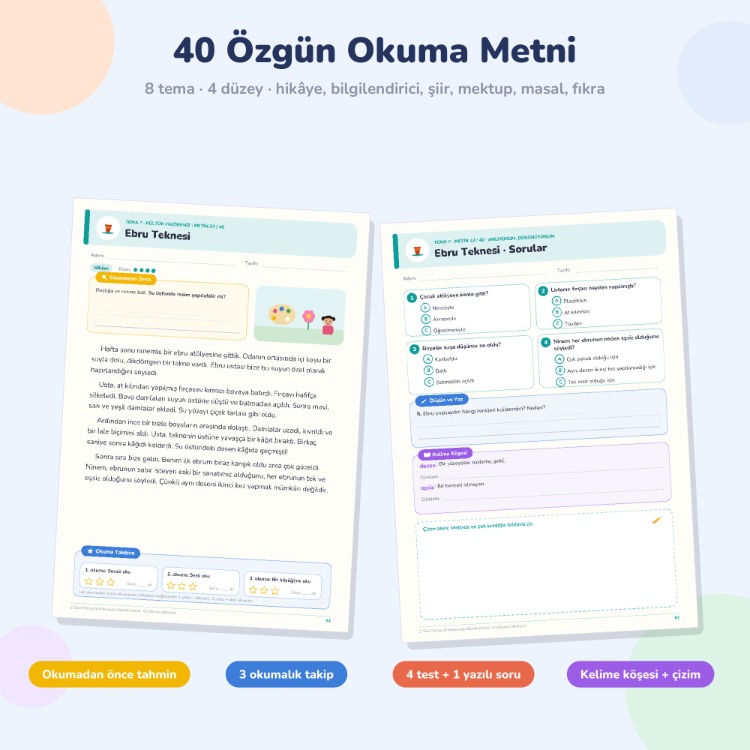 2. Sınıf Türkçe & Matematik Etkinlik Paketi (188 Sayfa PDF)