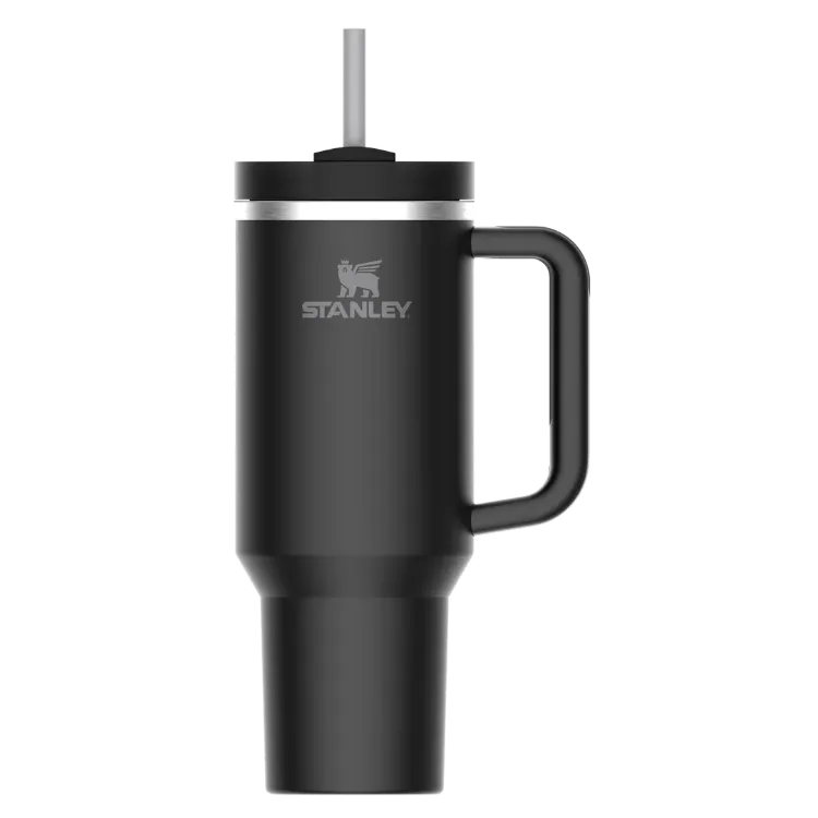 Quencher H2.O FlowState™ Tumbler Pipetli Termos | 1.18L - Siyah